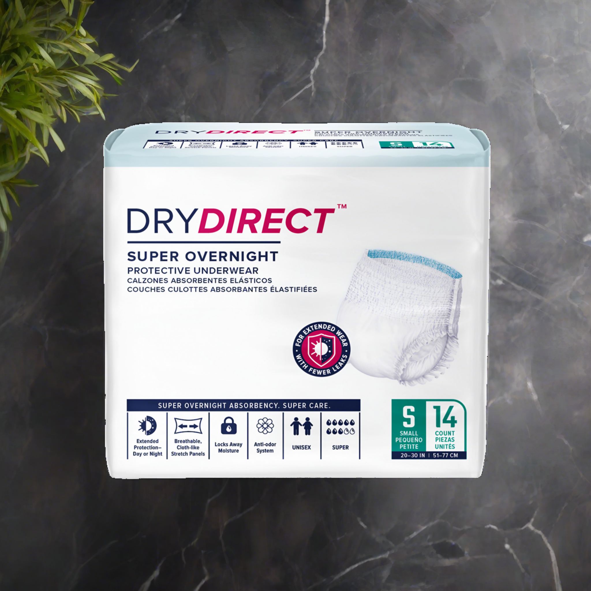 Dry Direct Super Overnight Underwear