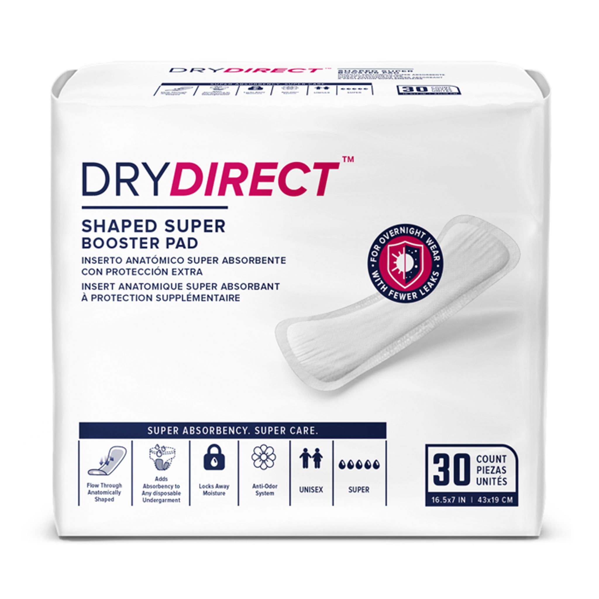 Dry Direct Shaped Super Booster Pad