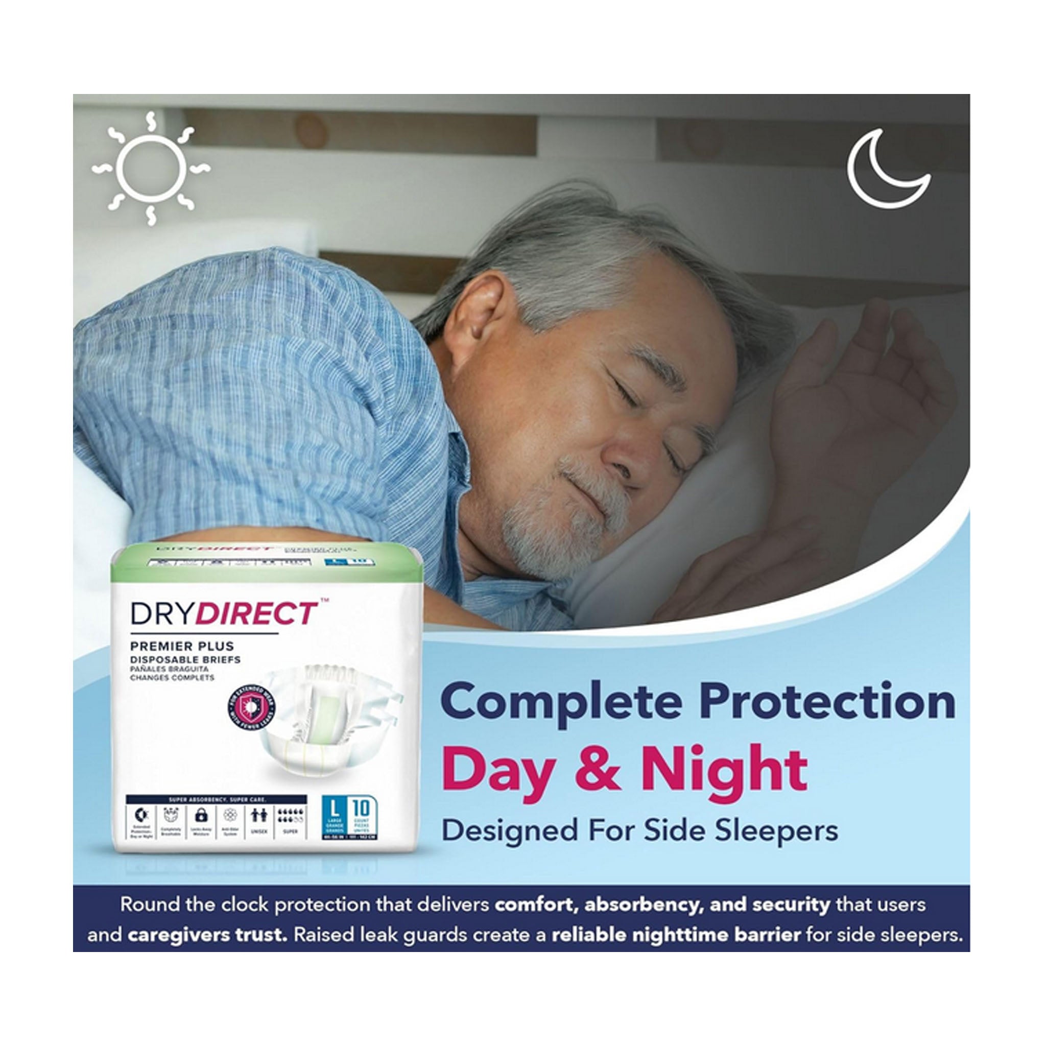 Dry Direct Premier Plus Disposable Brief