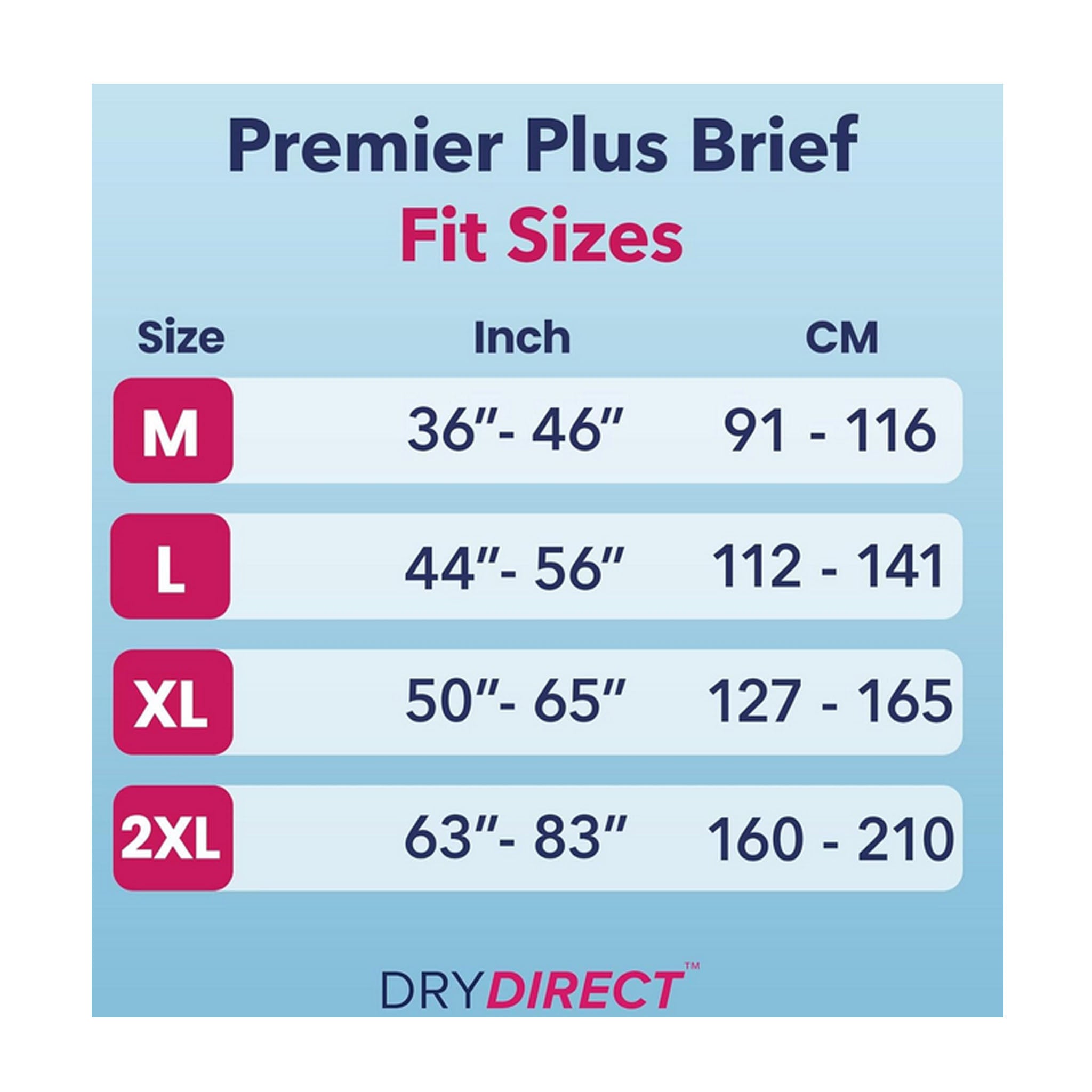 Dry Direct Premier Plus Disposable Brief