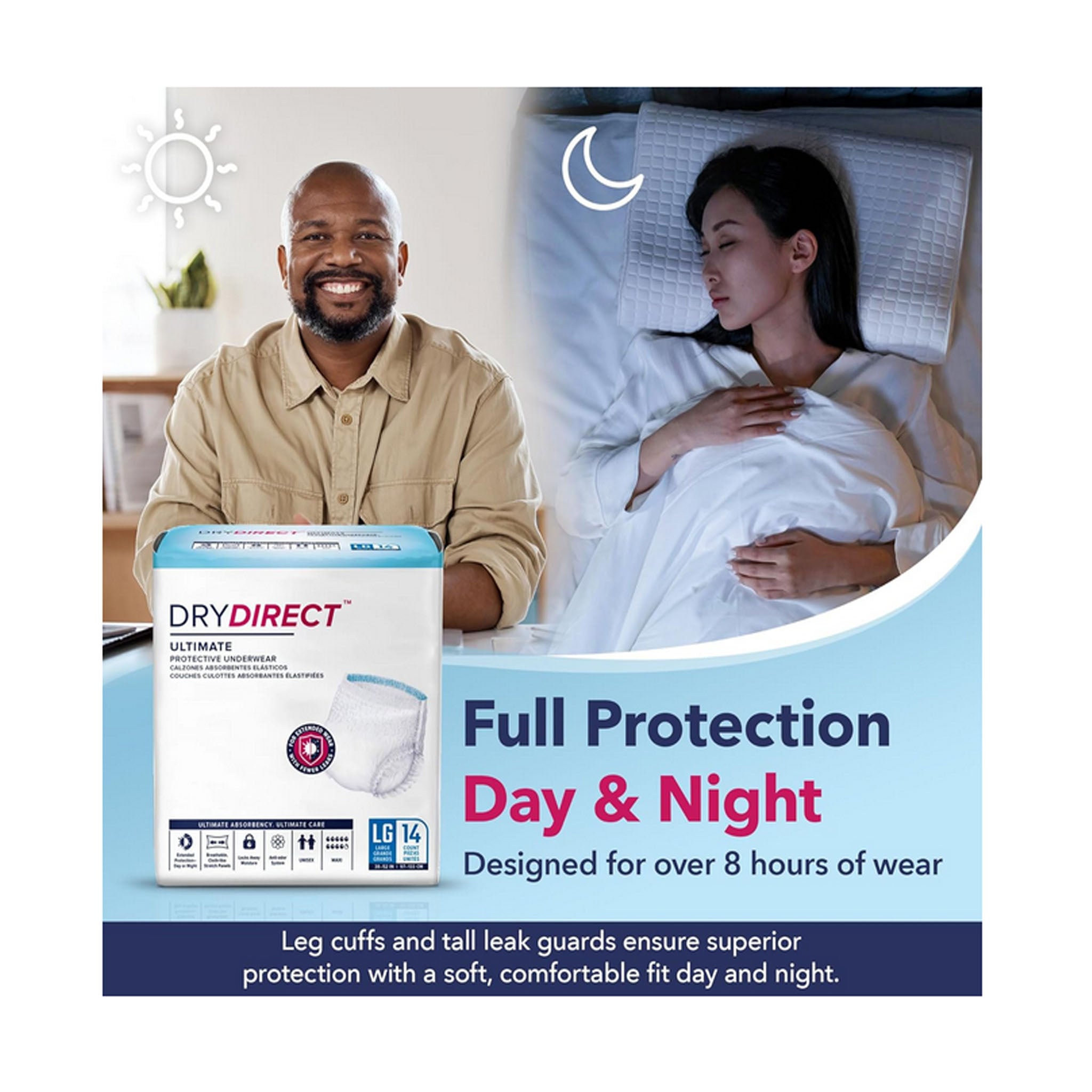 Dry Direct Ultimate Protective Underwear