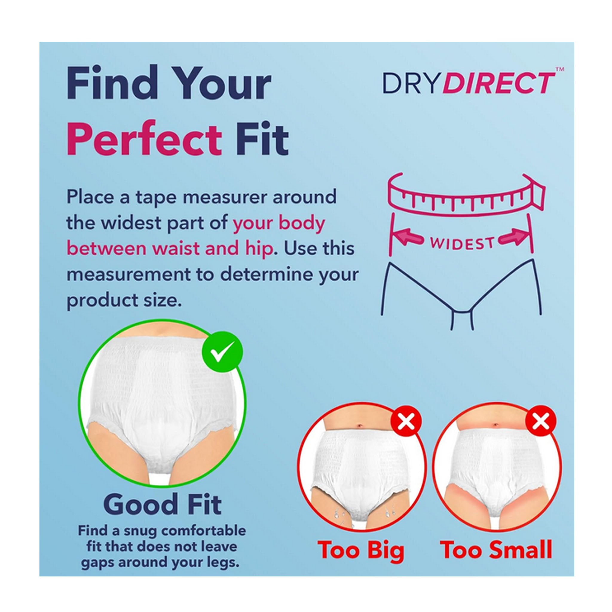 Dry Direct Super Overnight Underwear