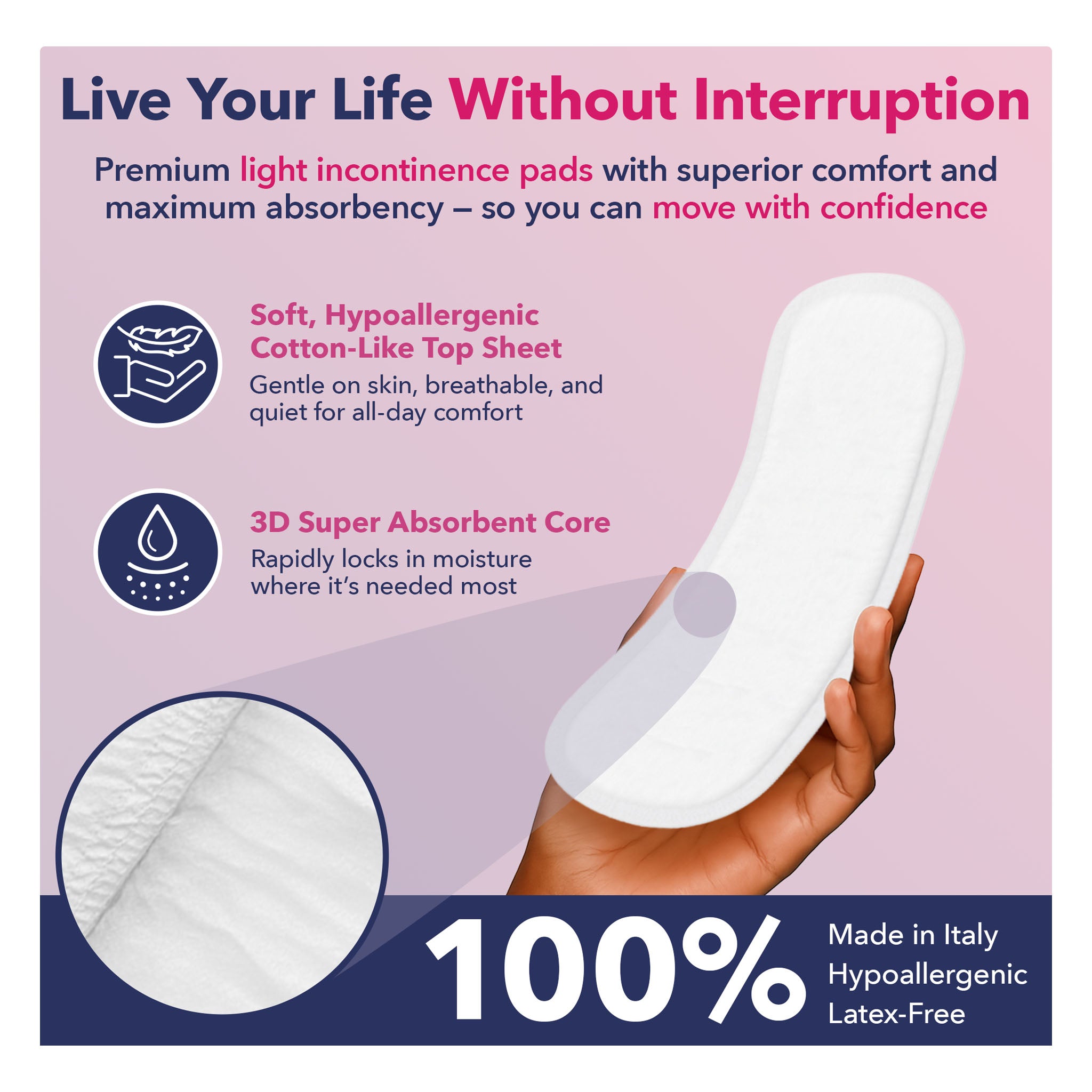 Dry Direct Ultimate Protective Pads for Women
