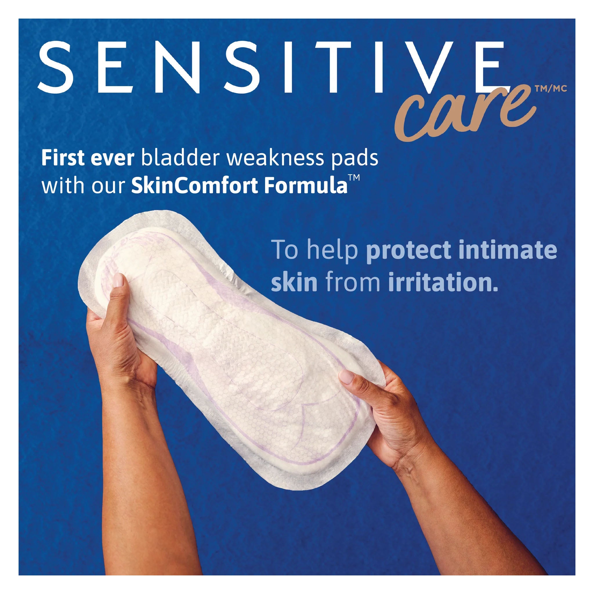 TENA Sensitive Care Extra Coverage Overnight Pad