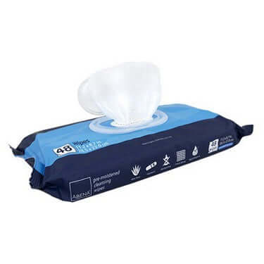 Abena Pre-Moistened Personal Cleansing Wipe