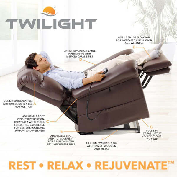 Golden Technologies PR-515 MaxiComfort Cloud with Twilight Positioning